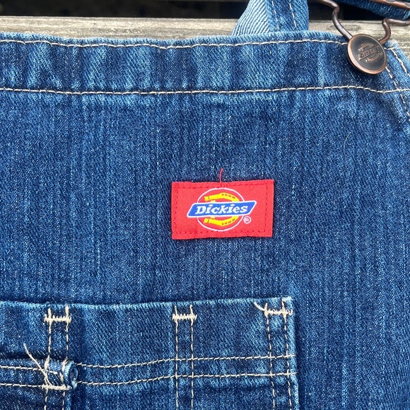 Dickies Relaxed Fit Bib Overalls Large - Picture 2 of 11